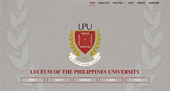 Desktop Screenshot of lpu.edu.ph