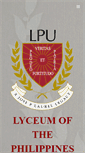 Mobile Screenshot of lpu.edu.ph